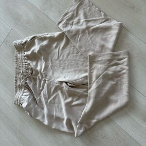 Beige Lounge Pants Set